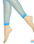 Light Blue Fishnet Leggings