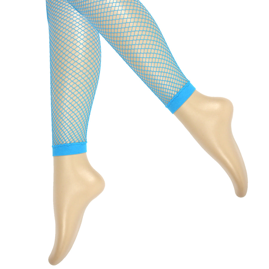 Light Blue Fishnet Leggings