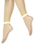 Nude Fishnet Leggings
