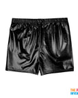 Black Metallic Shorts