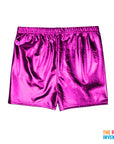 Hot Pink Metallic Shorts