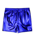 Blue Metallic Shorts