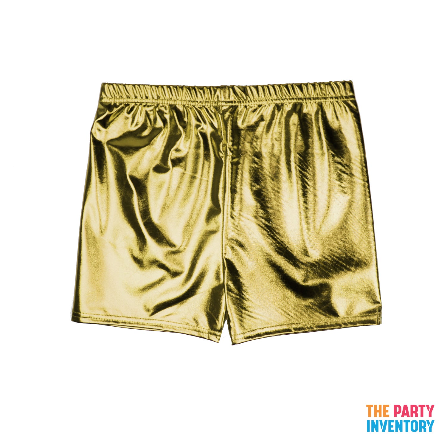 Mens metallic gold shorts sales