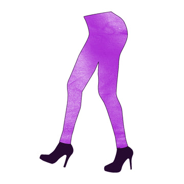 Metallic Leggings (Purple)