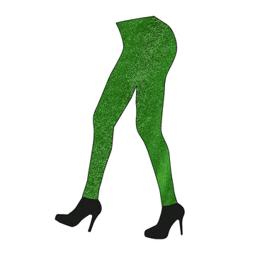 Metallic Leggings (Green)