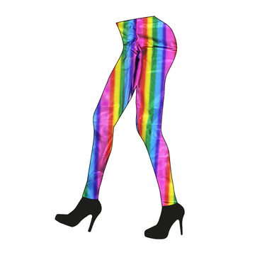 Metallic Leggings (Rainbow)
