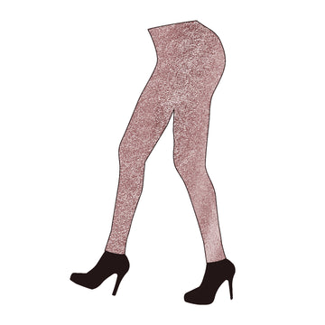 Metallic Leggings (Rose Gold)