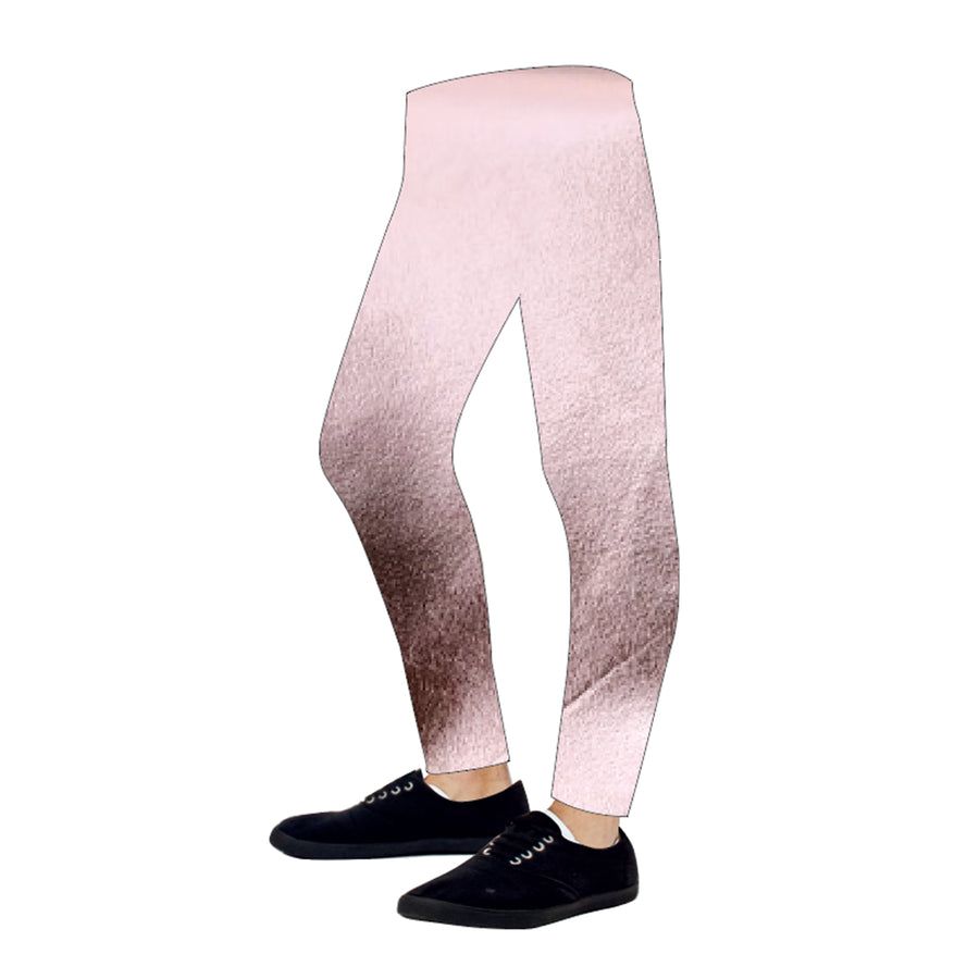 Metallic Leggings (Rose Gold)