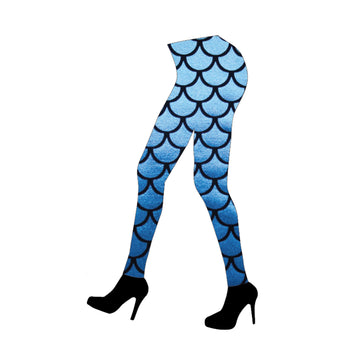 Mermaid Leggings (Blue)