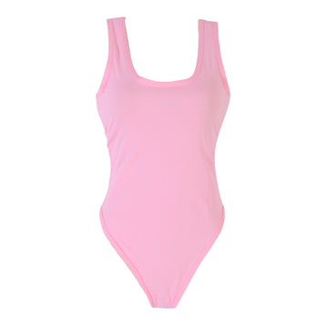 Light Pink 80s Leotard