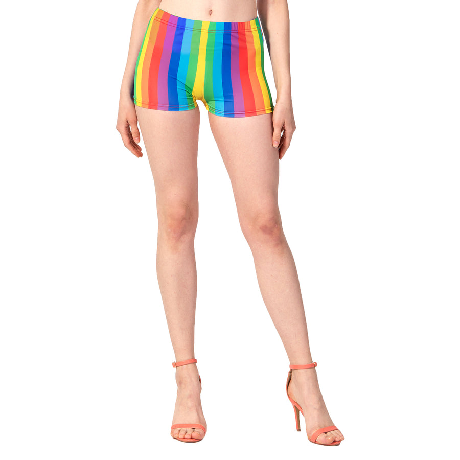 Rainbow Stripe Shorts