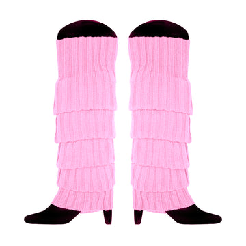 Pink Chunky Knit Leg Warmer