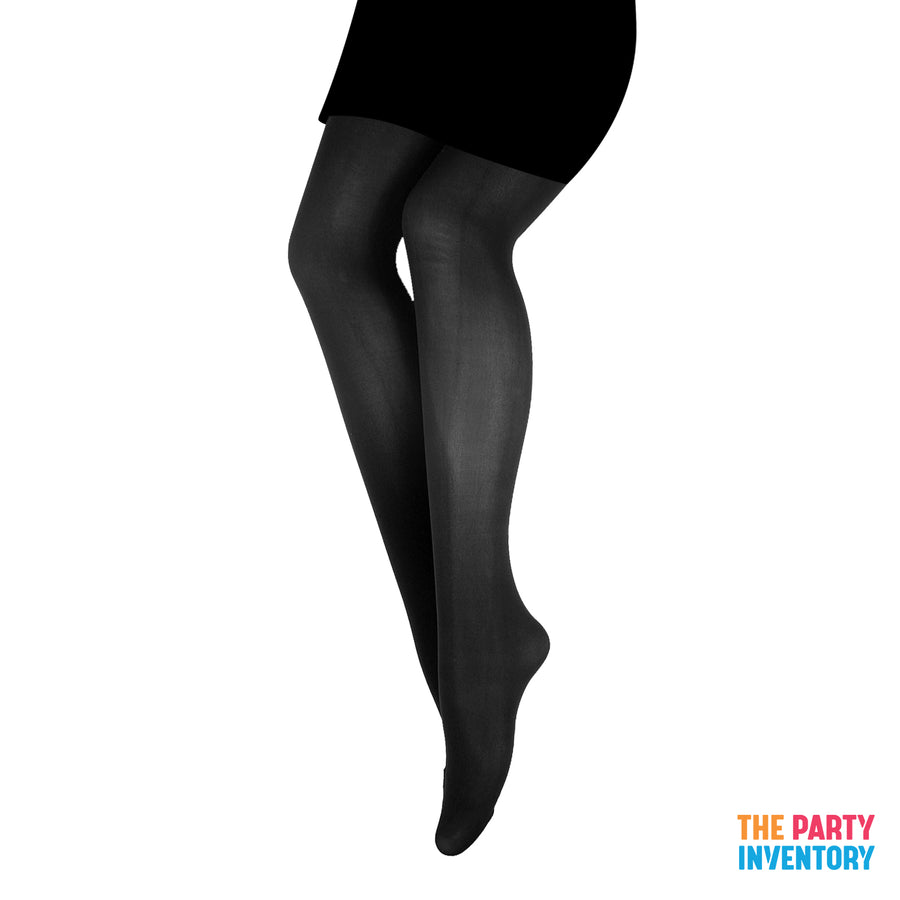 Black Plain Pantyhose