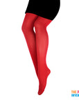 Red  Plain Pantyhose