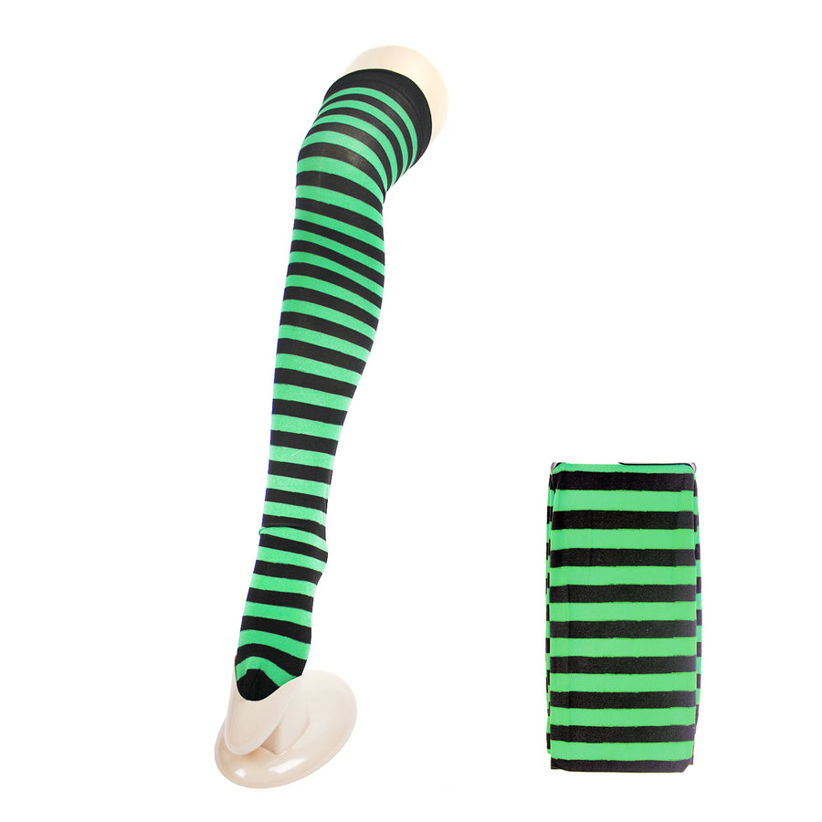 Over Knee Stockings (Green & Black)