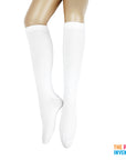 White School Socks