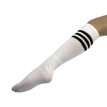 White Sports Socks (3 Stripe)