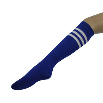 Blue Sports Socks (3 Stripe)