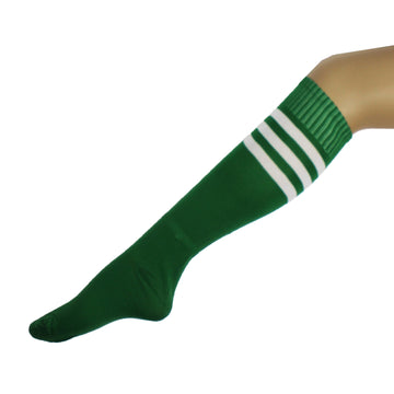 Green Sports Socks (3 Stripe)