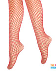 Red Fishnet Pantyhose
