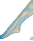 Light Blue Fishnet Pantyhose