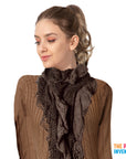 Winter Net Curl Scarf