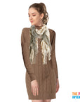 Winter Net Curl Scarf