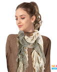Winter Net Curl Scarf