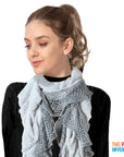 Winter Net Curl Scarf