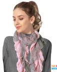 Winter Net Curl Scarf