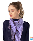 Winter Net Curl Scarf
