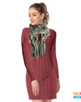 Winter Net Frill Curl Scarf