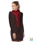 Winter Net Frill Curl Scarf