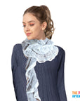 Winter Net Frill Curl Scarf