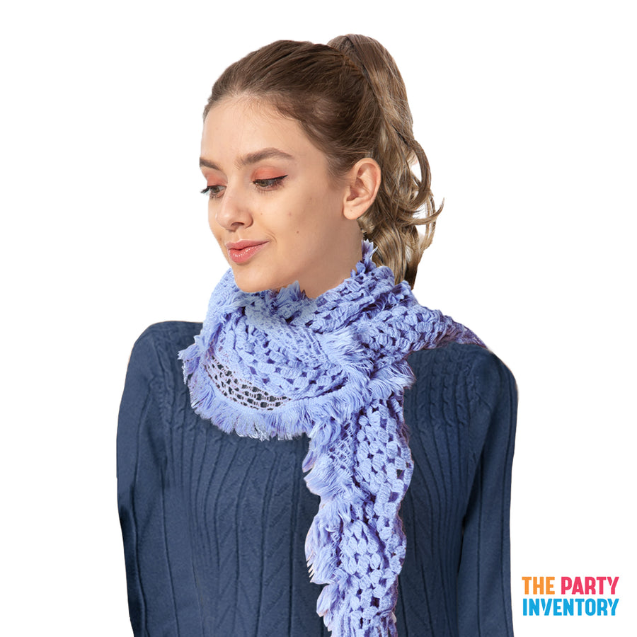 Winter Square Knit Scarf