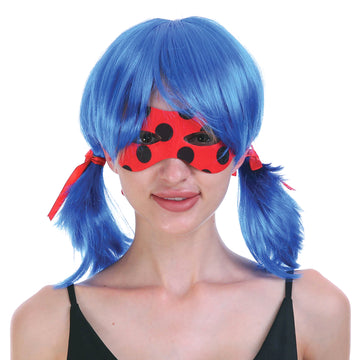 Red Ladybug Eye Mask