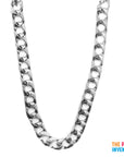 Silver Chain Rapper Necklace