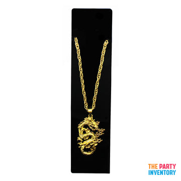 Big Gold Dragon Necklace