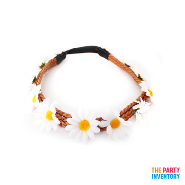 Hippie Daisy Flower Headband