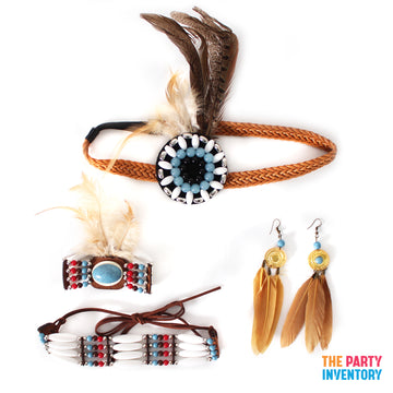 Deluxe Native American Costume Accessory Set