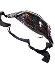 Black Iridescent Bum Bag