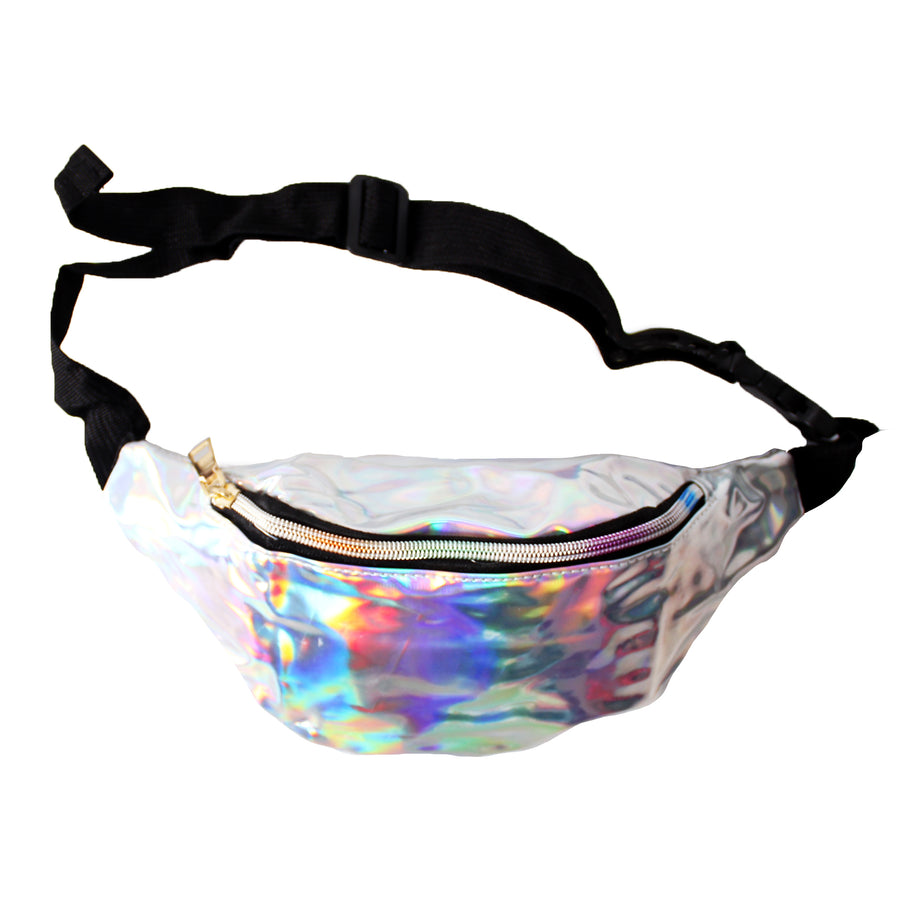 Silver Iridescent Bum Bag