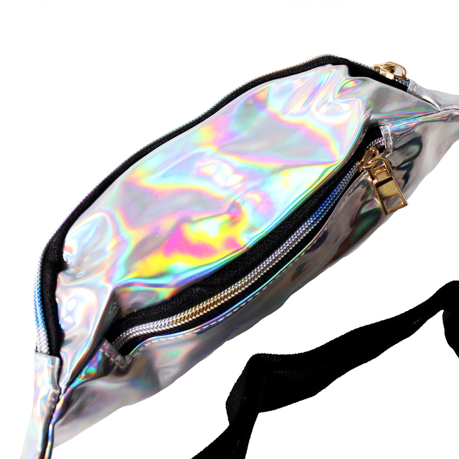 Silver Iridescent Bum Bag