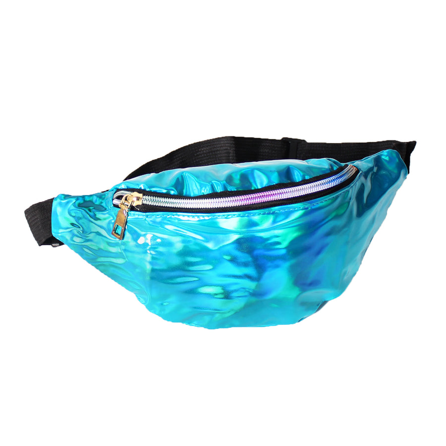Blue Iridescent Bum Bag