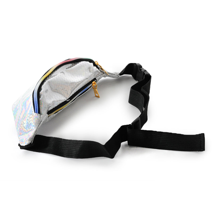 Silver Hologram Bum Bag The Party Inventory