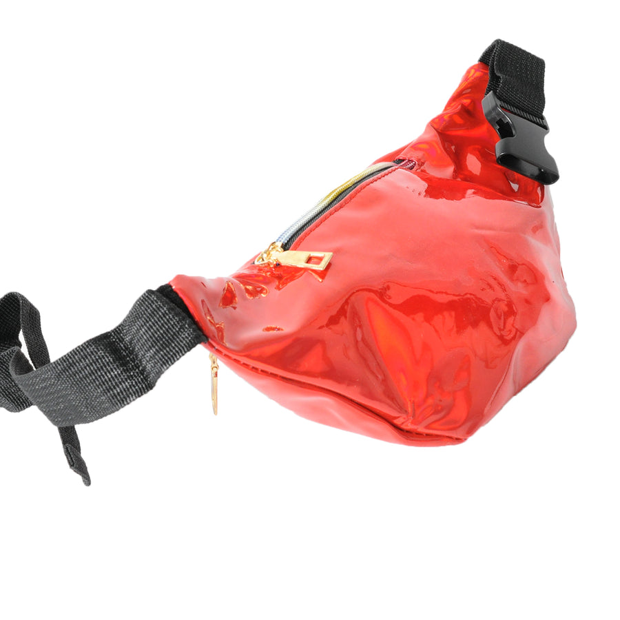 Red Iridescent Bum Bag
