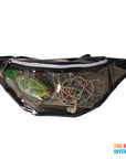 Black Transparent Bum Bag