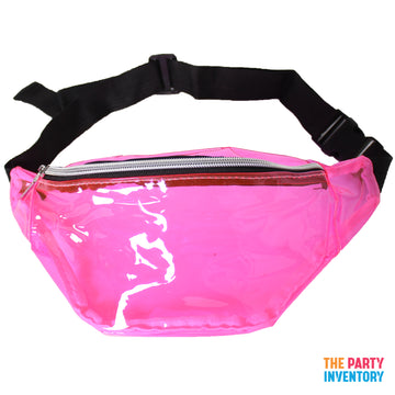 Pink Transparent Bum Bag