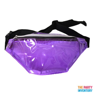 Purple Transparent Bum Bag