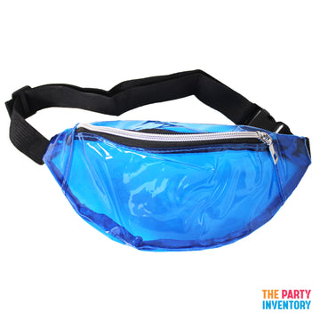 Blue Transparent Bum Bag